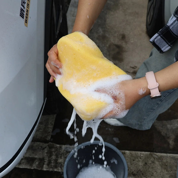 Gąbka Auto Pro Honeycomb Żółta